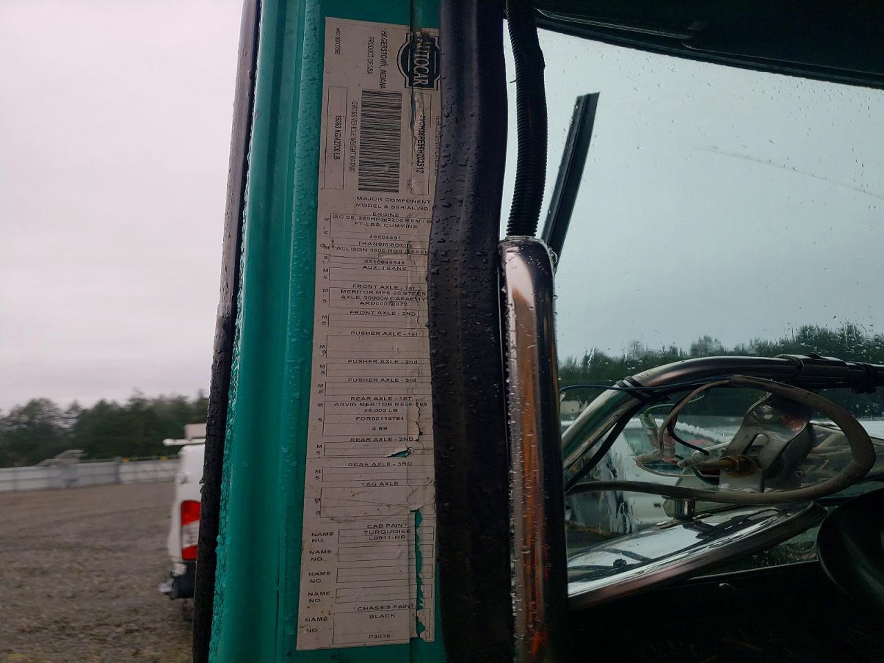 2006 Autocar Wxll Refuse Truck