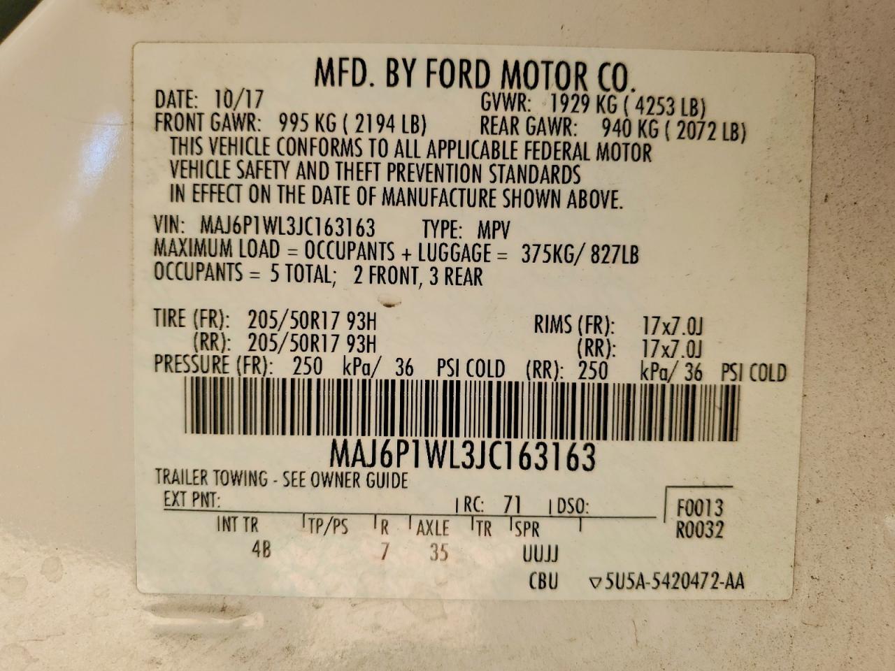 2018 Ford Ecosport Titanium