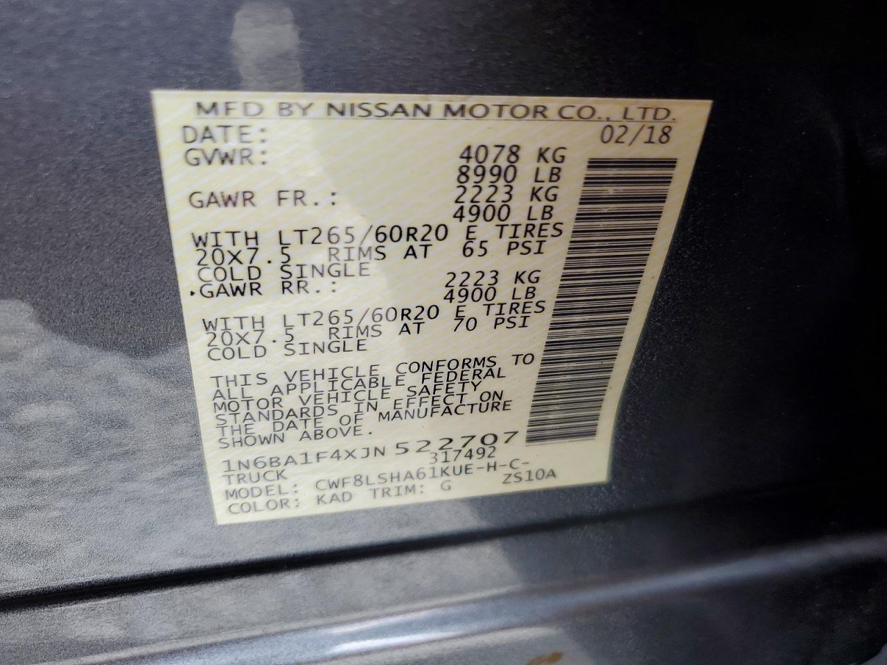 2018 Nissan Titan XD SV