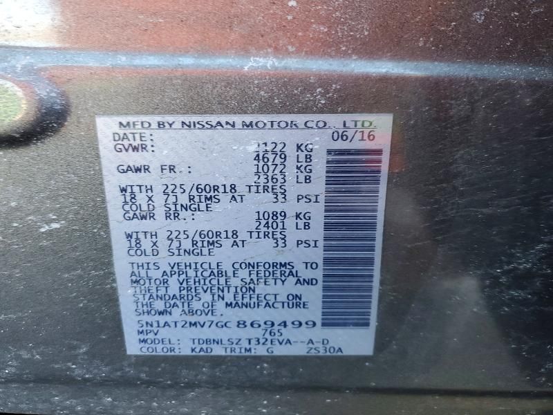 2016 Nissan Rogue sl