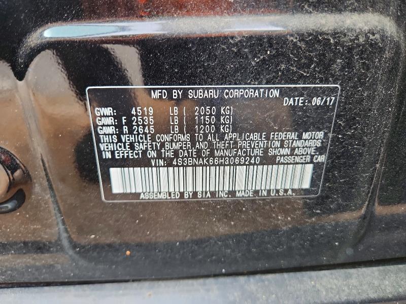 2017 Subaru Legacy 2.5i Limited