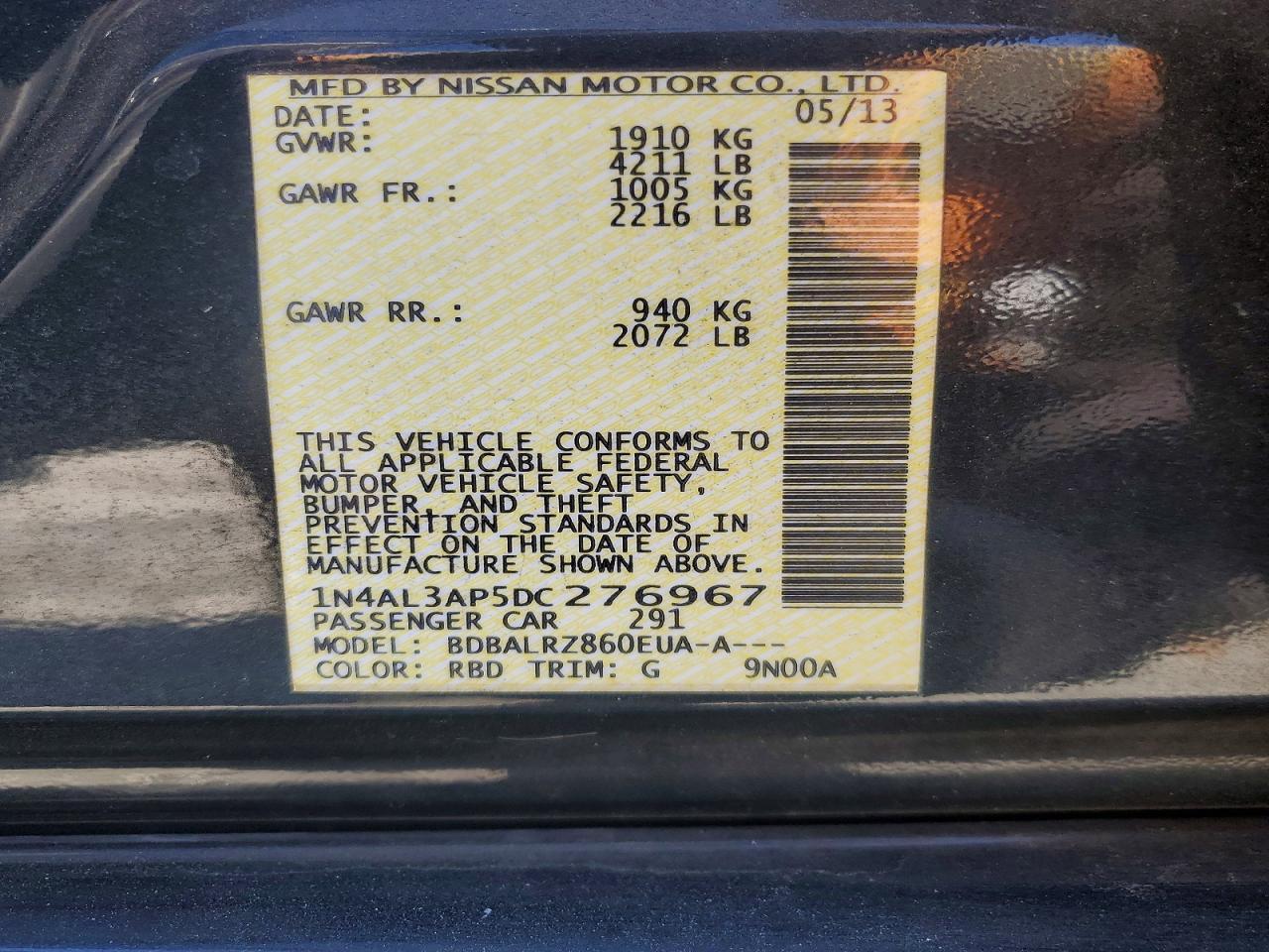 2013 Nissan Altima 2.5