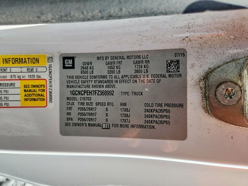 2015 Chevrolet Silverado C1500