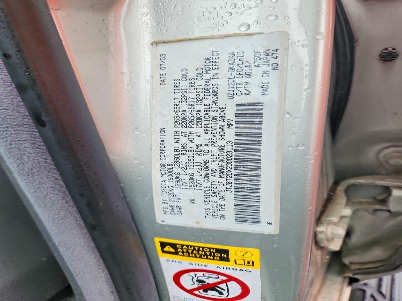 2003 Lexus Gx 470 Base
