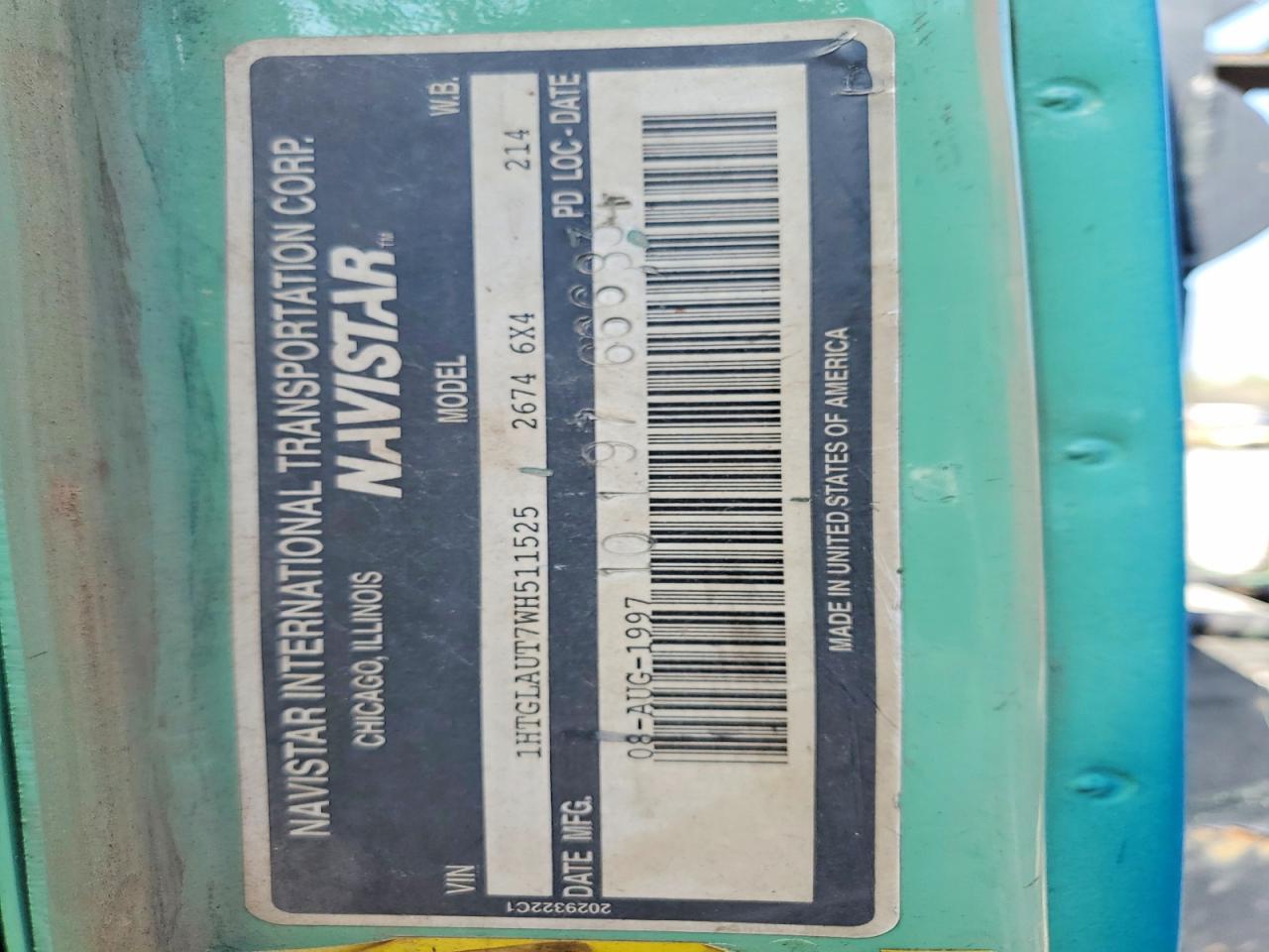 1998 International 2000 2674