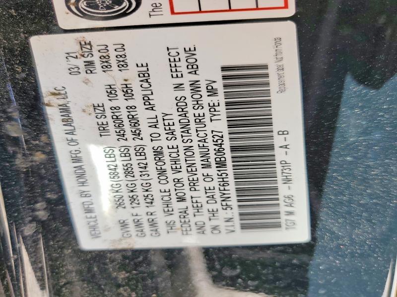 2021 Honda Pilot exl