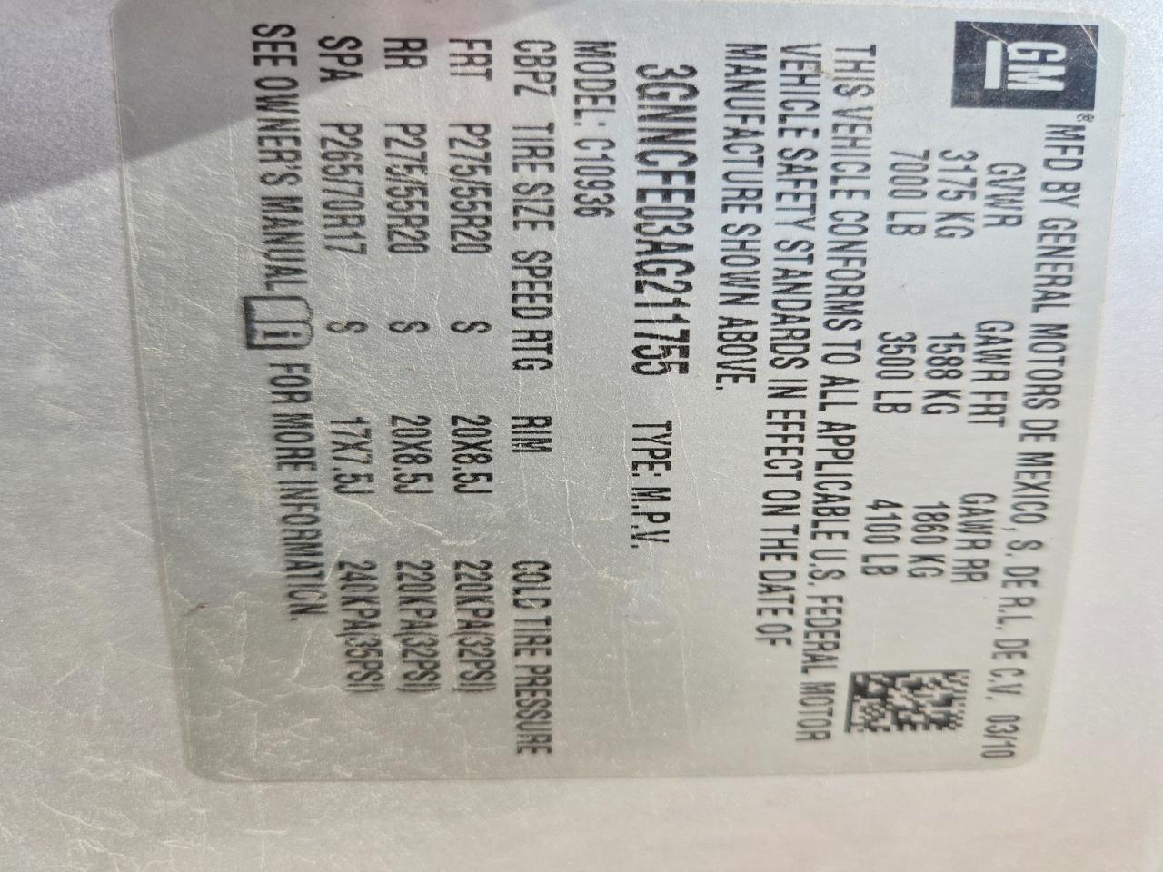 2010 Chevrolet Avalanche LT