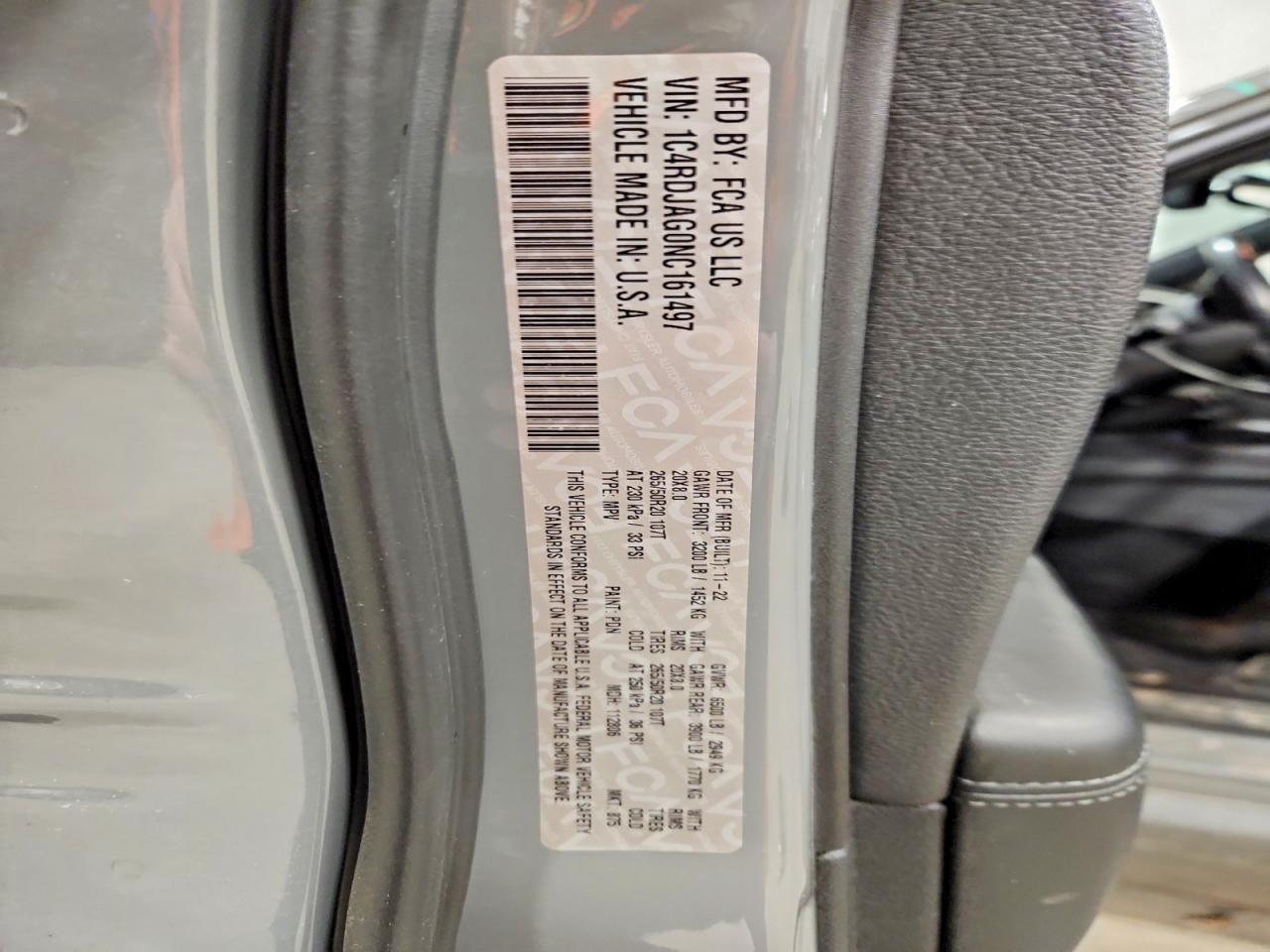 2022 Dodge Durango sxt