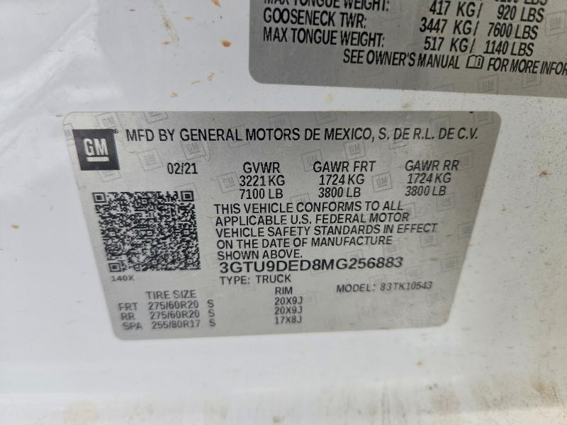 2021 GMC Sierra K1500 SLT