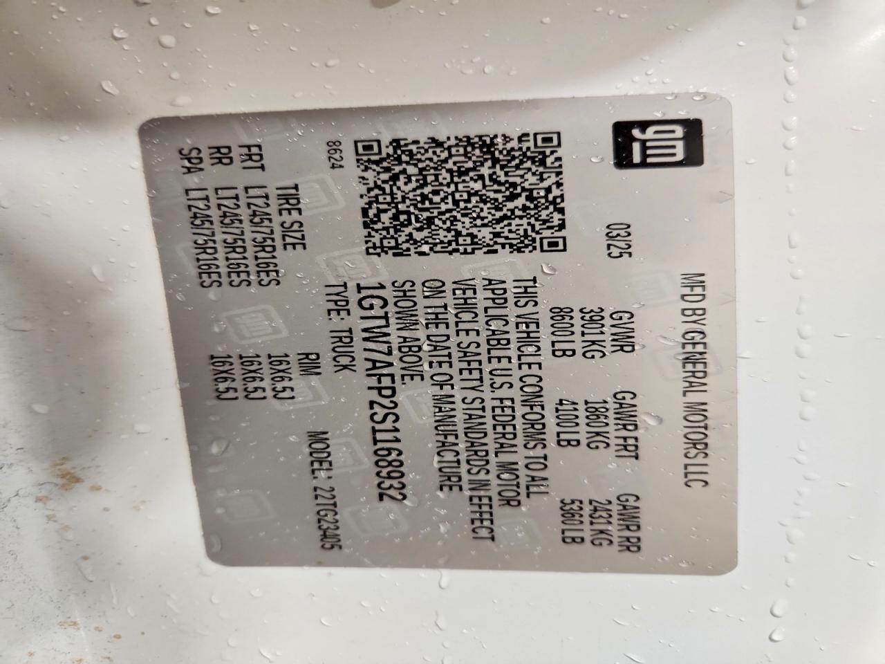 2025 GMC Savana G2500