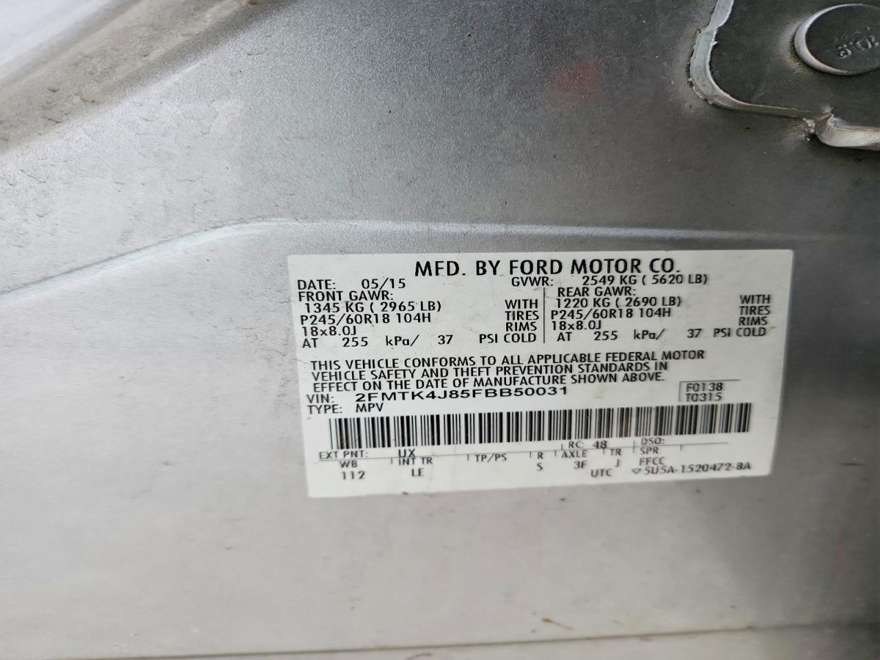 2015 Ford Edge sel