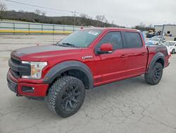 Salvage trucks for sale at Lebanon, TN auction: 2018 Ford F150 Supercrew
