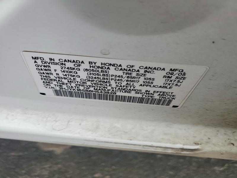 2006 Honda Ridgeline RTL