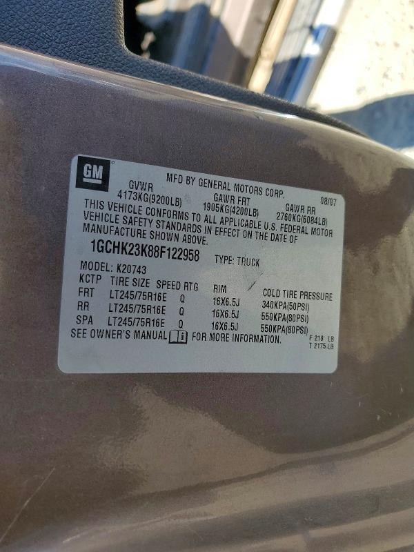 2008 Chevrolet Silverado K2500 Heavy Duty