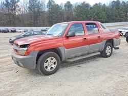 Chevrolet salvage cars for sale: 2002 Chevrolet Avalanche K1500