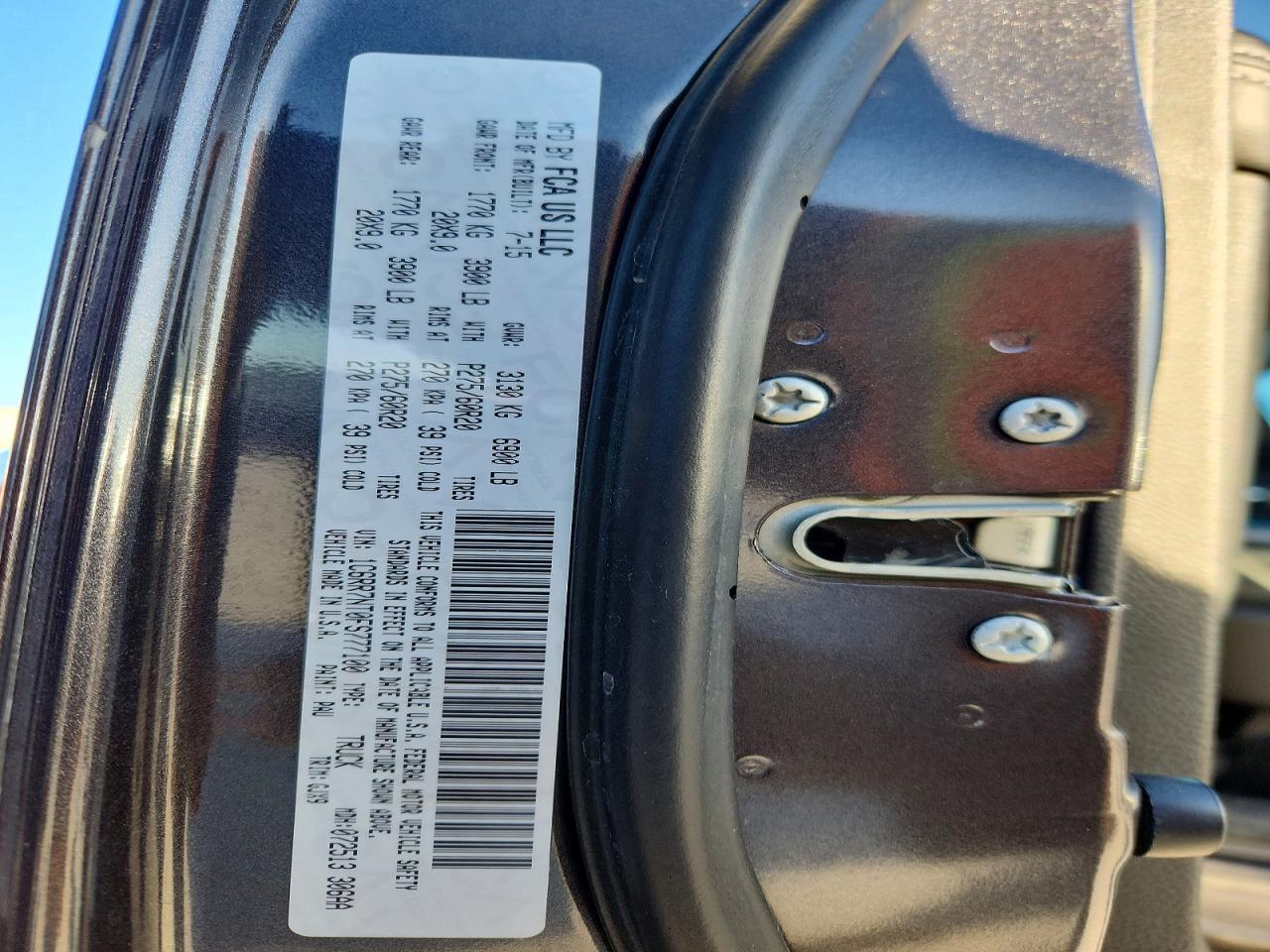 2015 Dodge 1500 Laramie