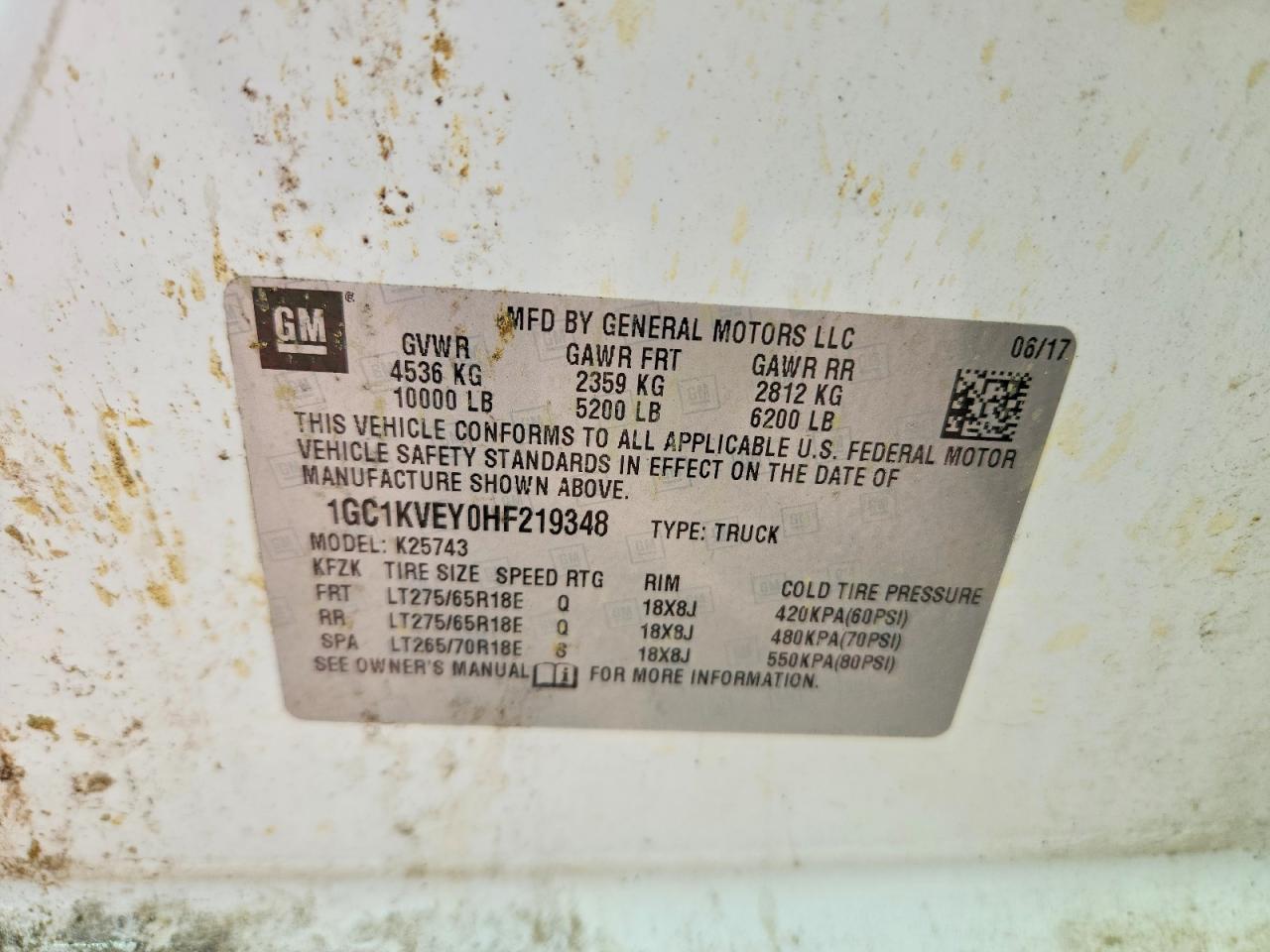 2017 Chevrolet Silverado K2500 Heavy Duty LT