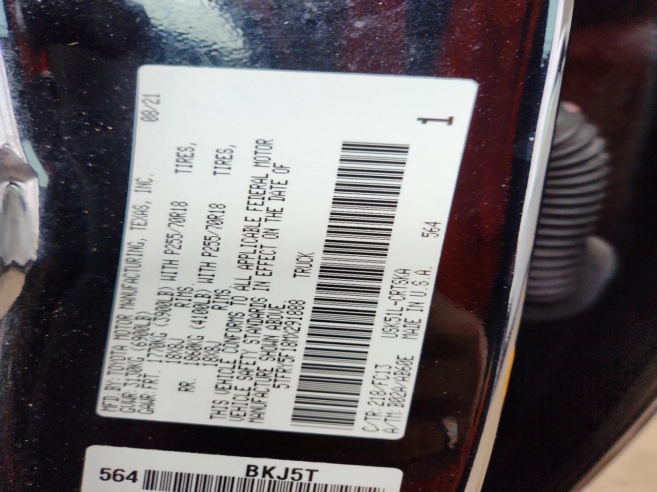 2021 Toyota Tundra SR5