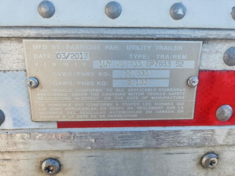 2014 Utility DRY Van Trailer