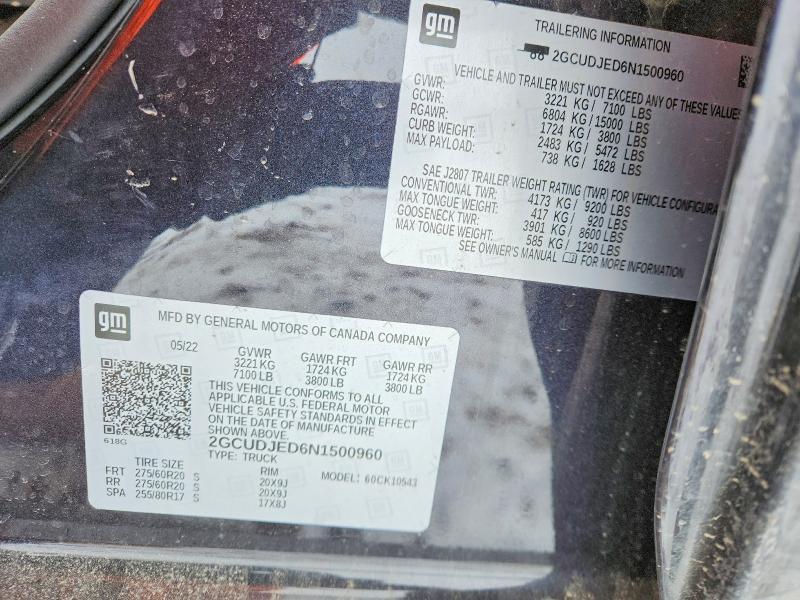 2022 Chevrolet Silverado K1500 High Country