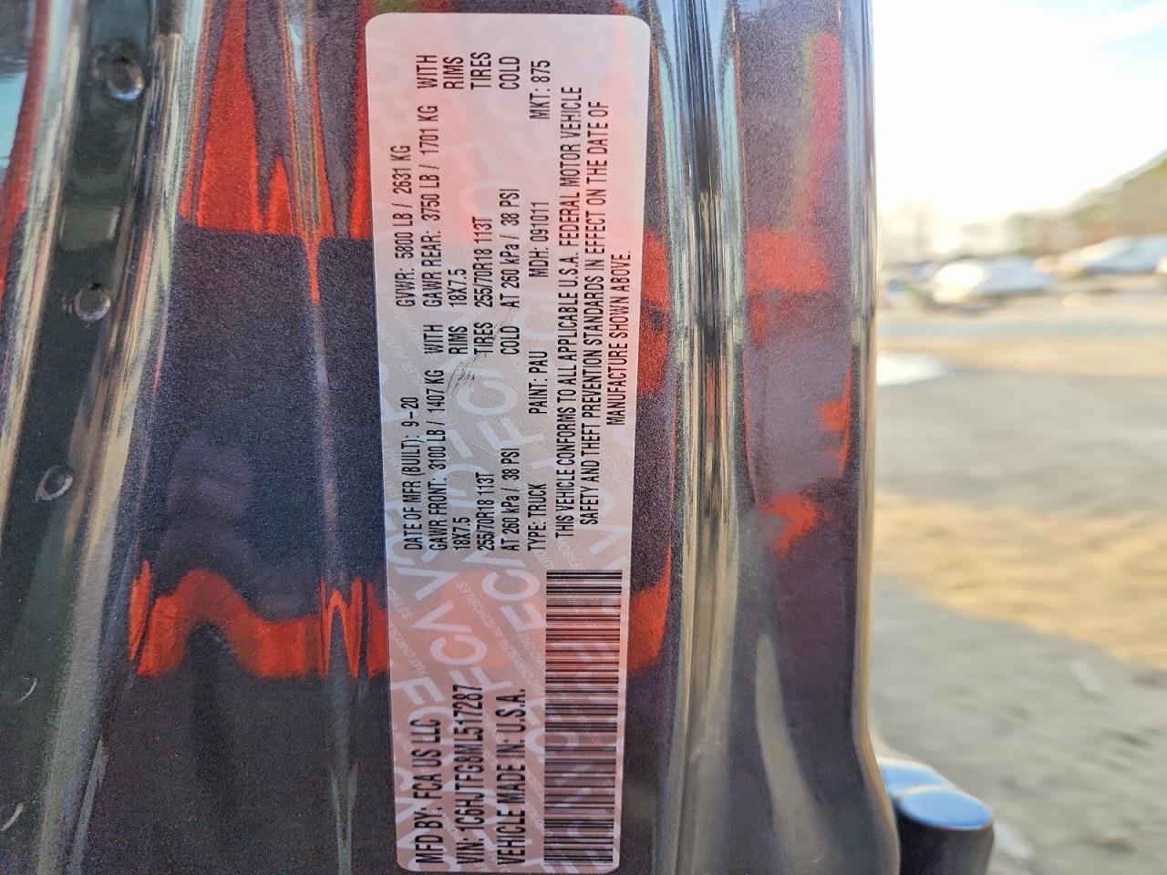 2021 Jeep Gladiator Overland