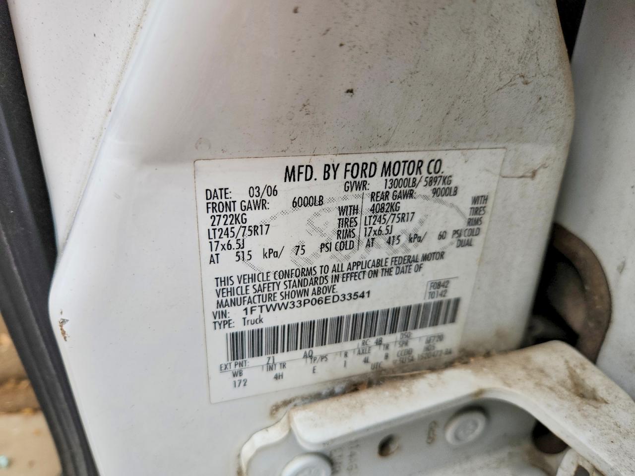 2006 Ford F350 Super Duty