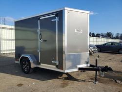 Salvage trucks for sale at Pennsburg, PA auction: 2025 Unknown 2025 Belmont TM610 Enclosed Cargo Trailer