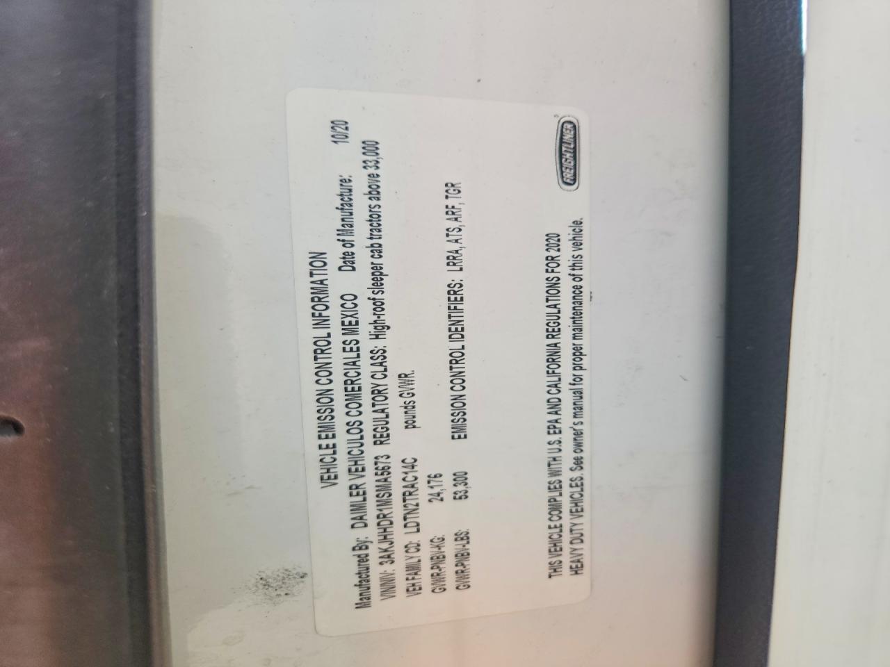 2021 Freigliner 2021 Freightliner Cascadia-Semi Truck