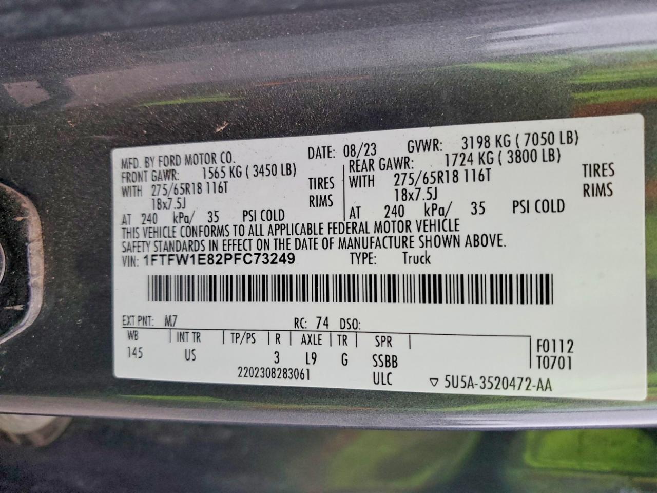 2023 Ford F150 Supercrew