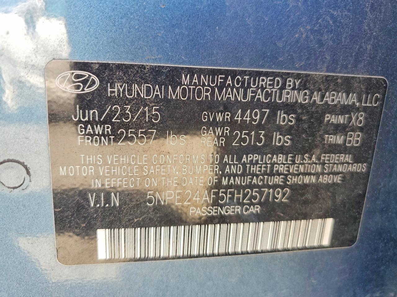 2015 Hyundai Sonata se