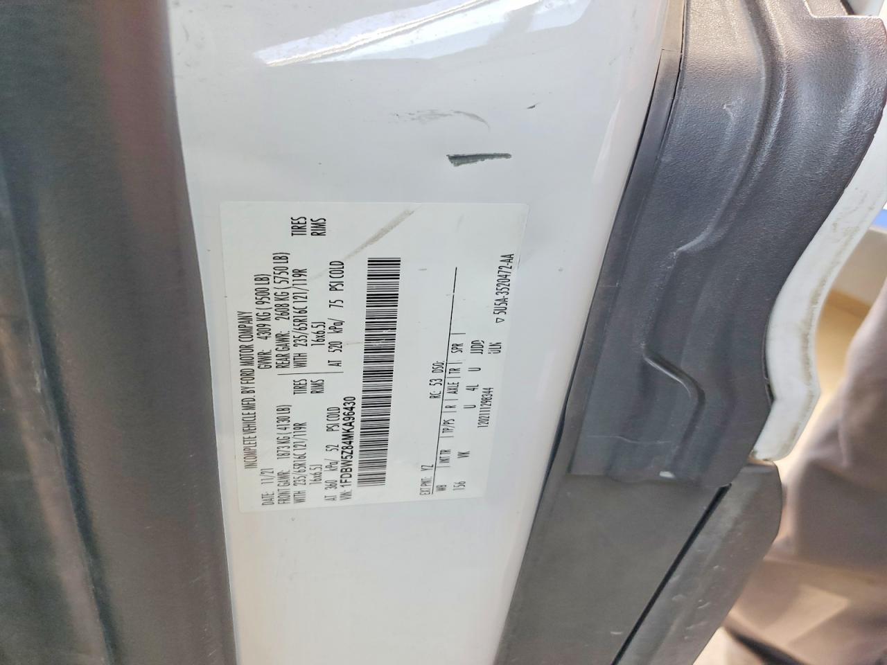 2021 Ford Transit Delivery Truck