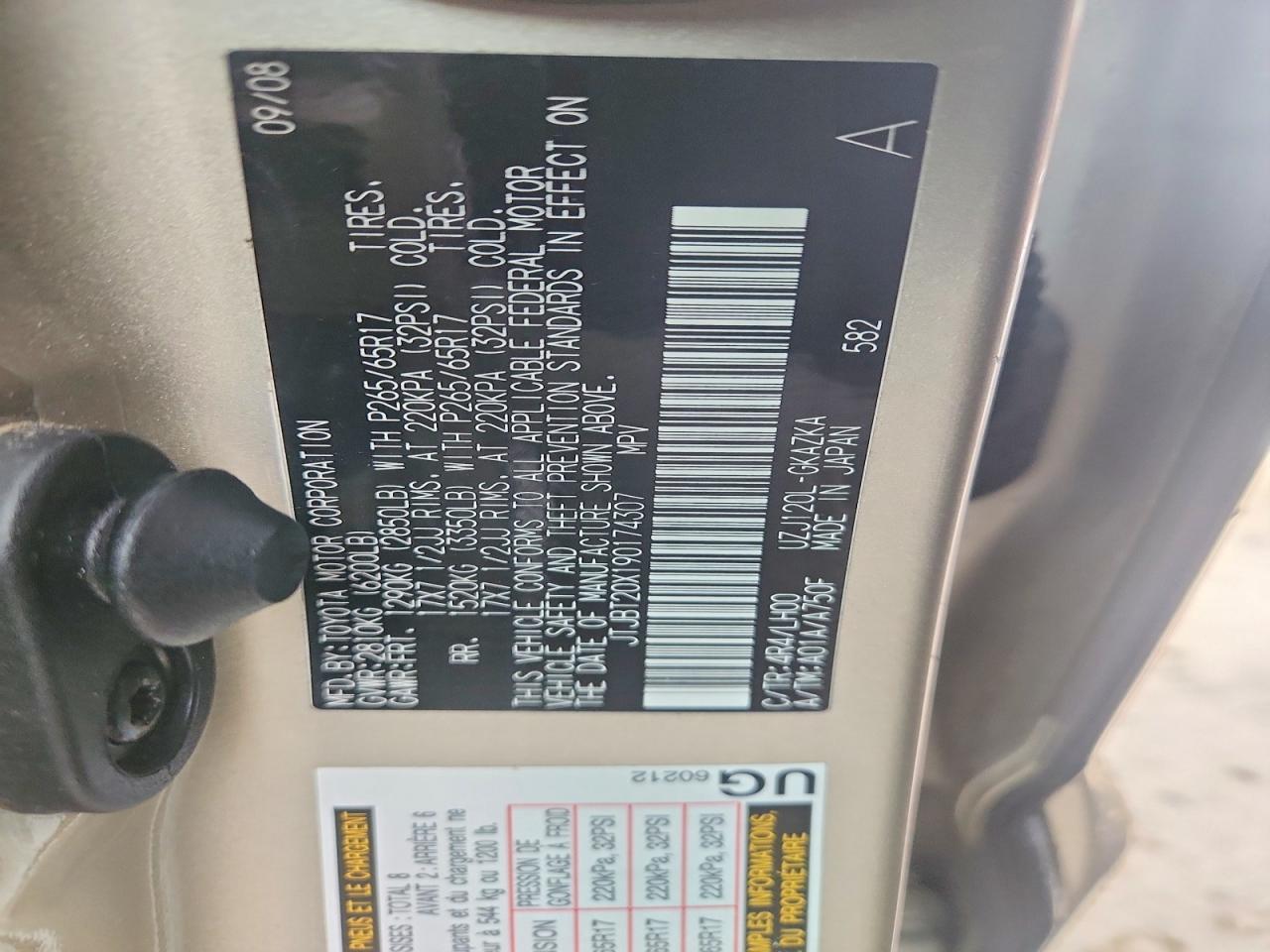 2009 Lexus Gx 470 Base