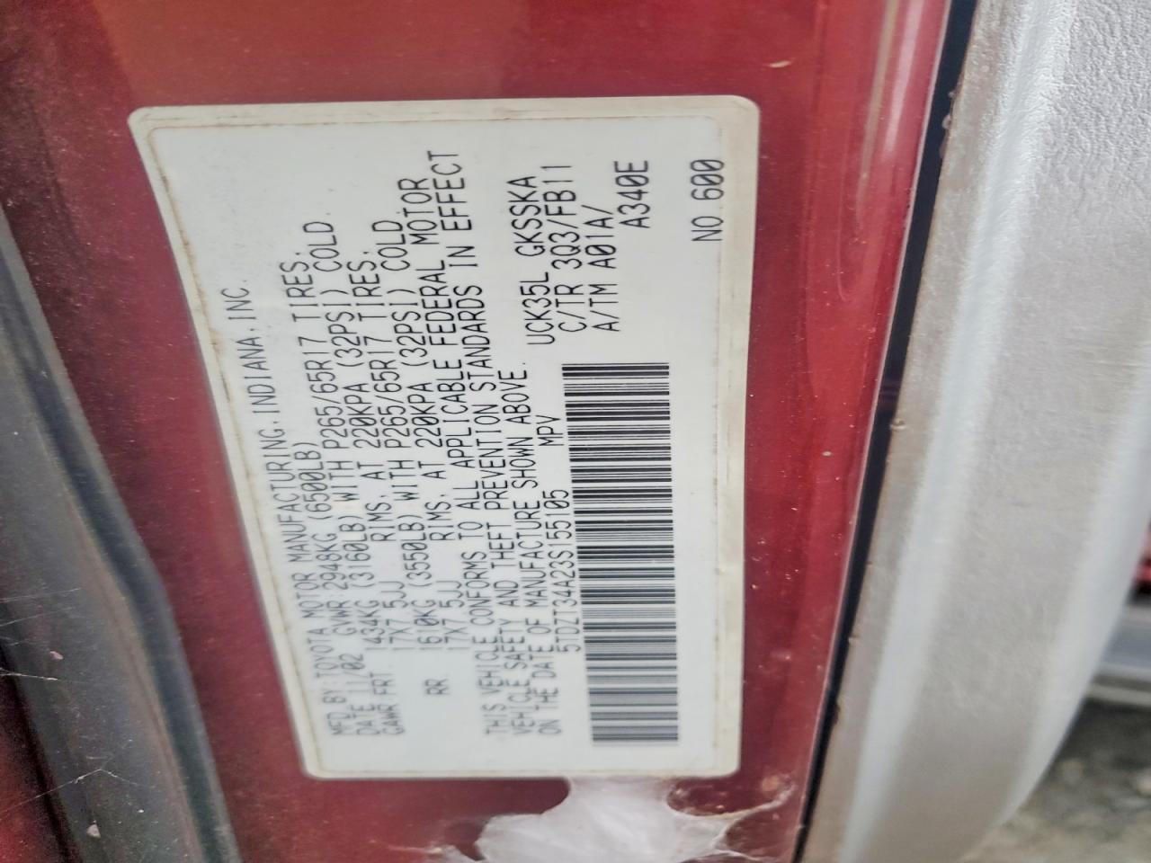 2003 Toyota Sequoia SR5