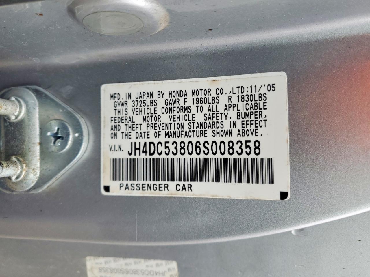 2006 Acura RSX
