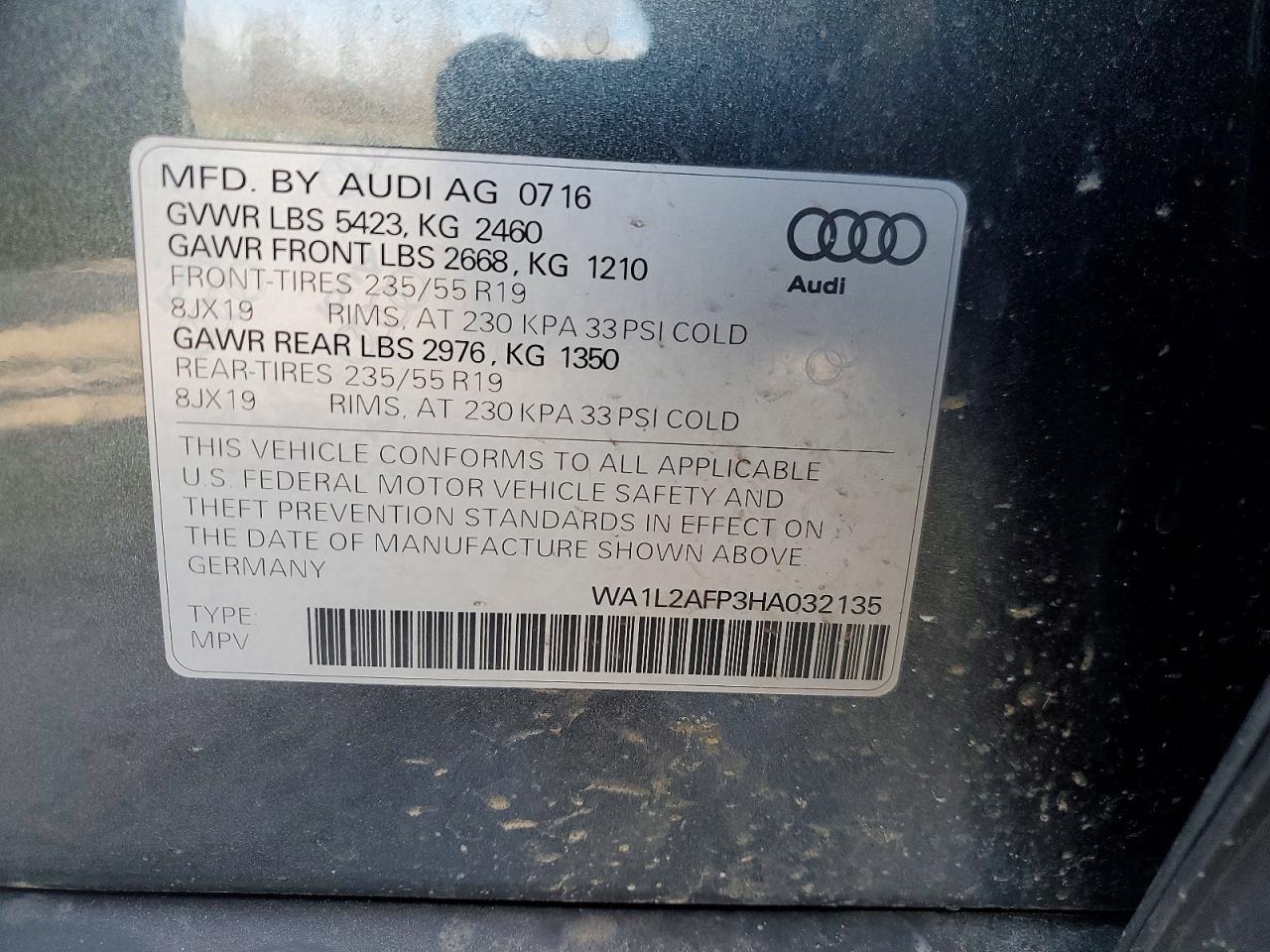 2017 Audi Q5 Premium Plus