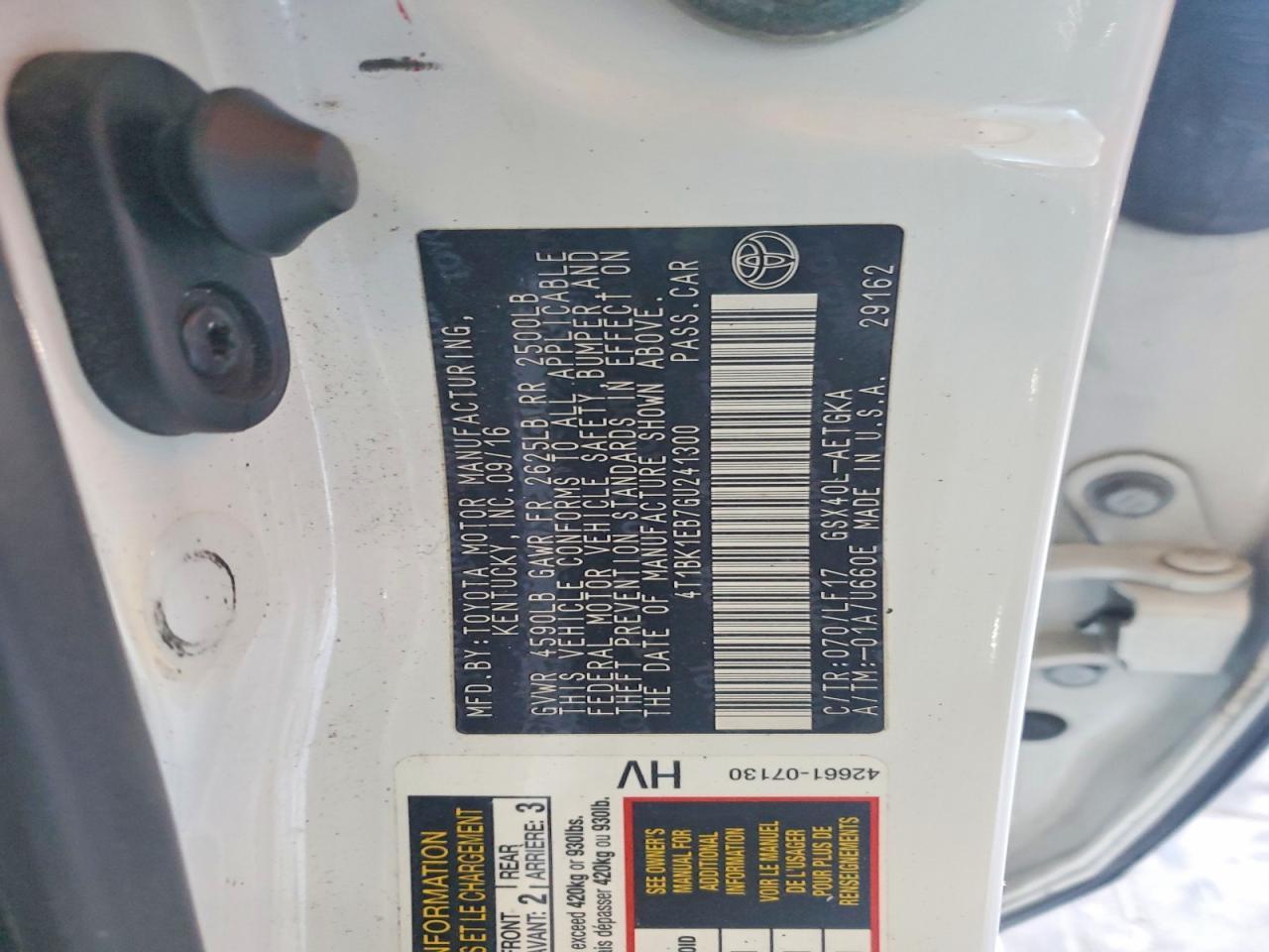 2016 Toyota Avalon xle Premium