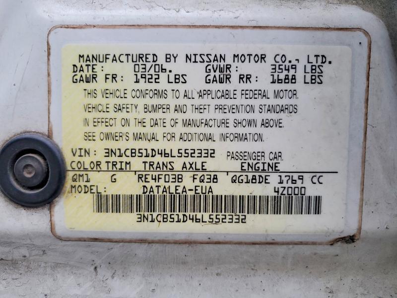 2006 Nissan Sentra 1.8