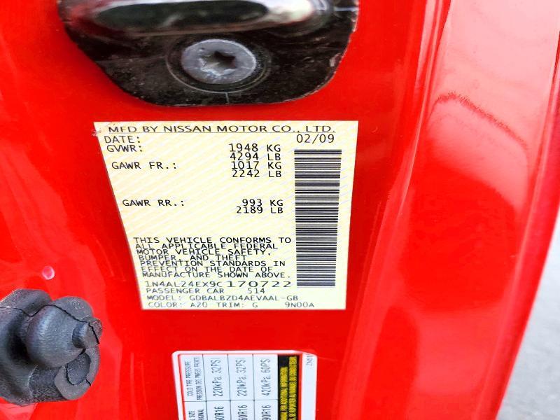 2009 Nissan Altima 2.5 s