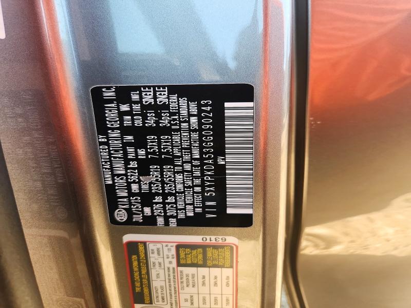 2016 KIA Sorento sx Limited V6