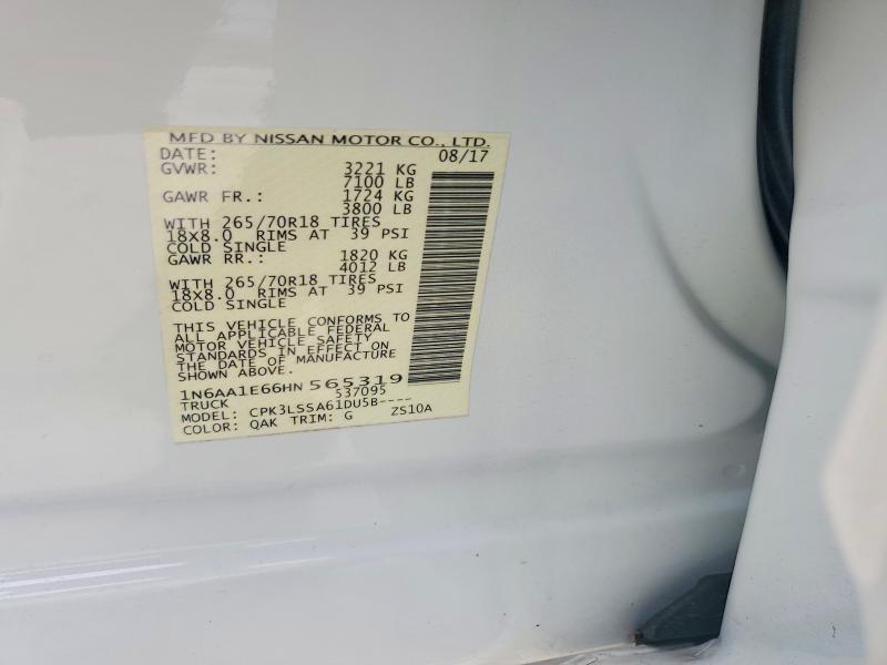 2017 Nissan Titan SV