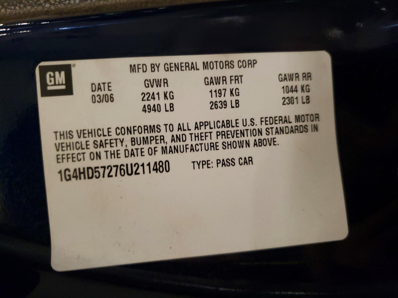 2006 Buick Lucerne cxl