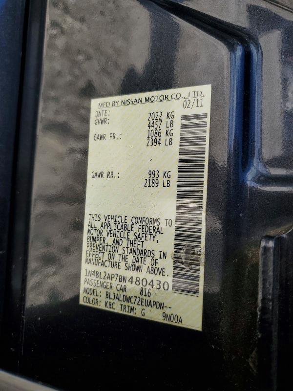 2011 Nissan Altima 3.5 sr