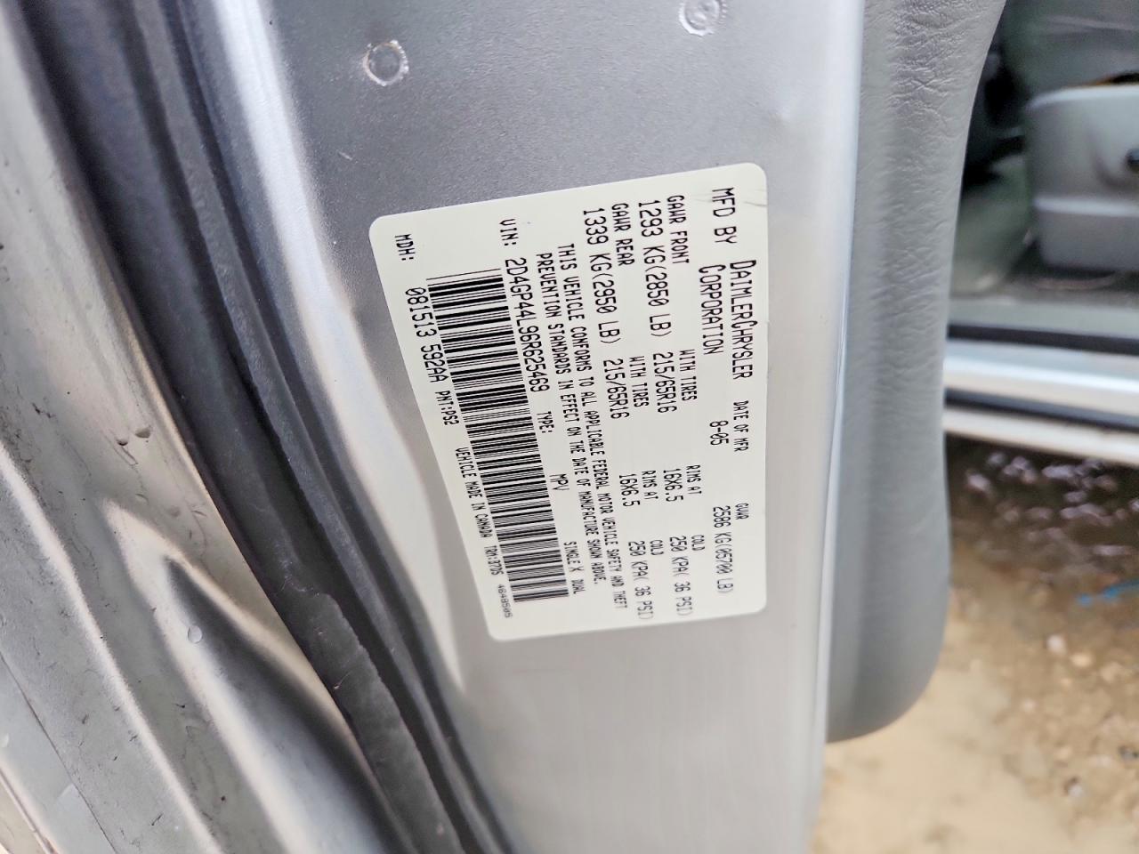 2006 Dodge Grand Caravan sxt