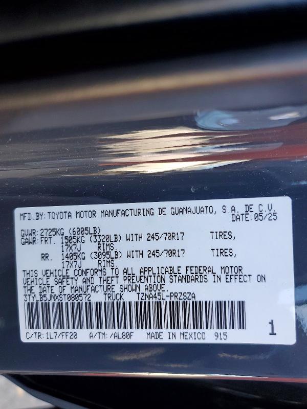 2025 Toyota Tacoma SR5