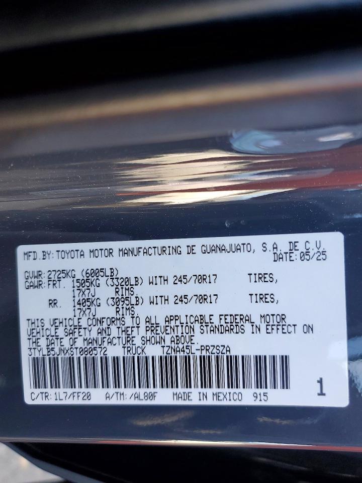 2025 Toyota Tacoma SR5