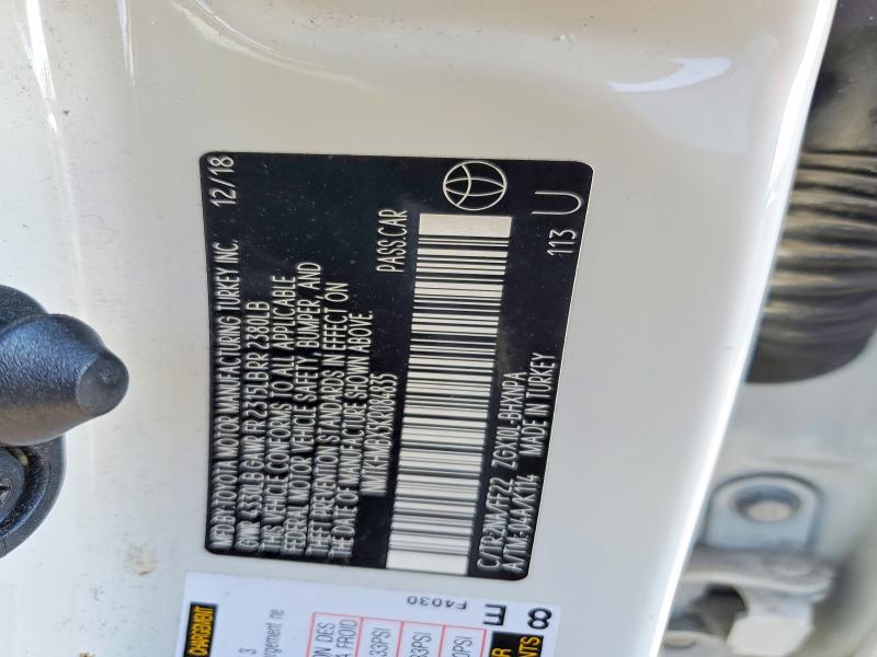 2019 Toyota C-hr xle