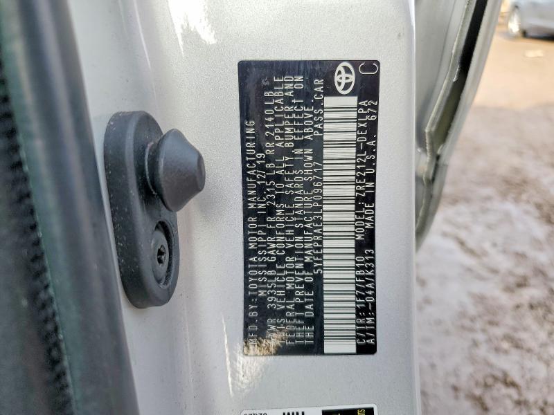 2020 Toyota Corolla le