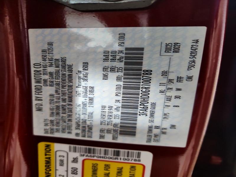 2016 Ford Fusion se