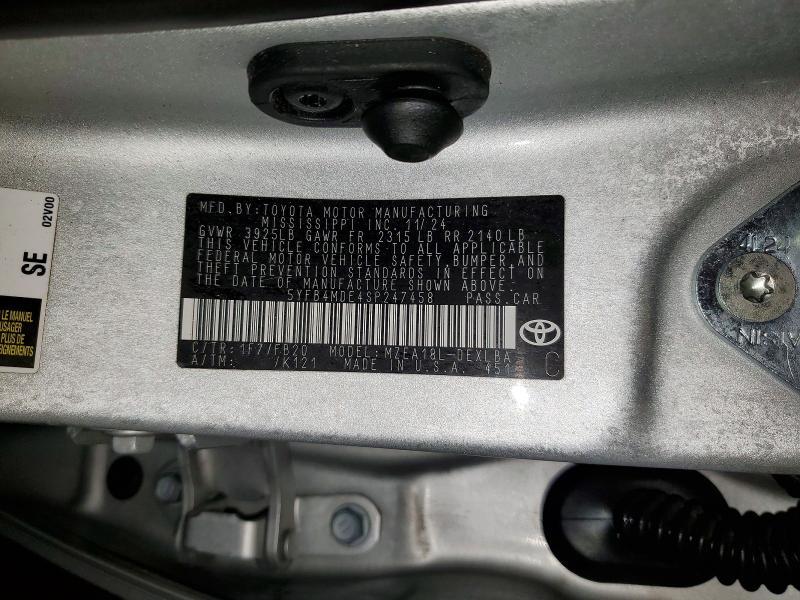 2025 Toyota Corolla le