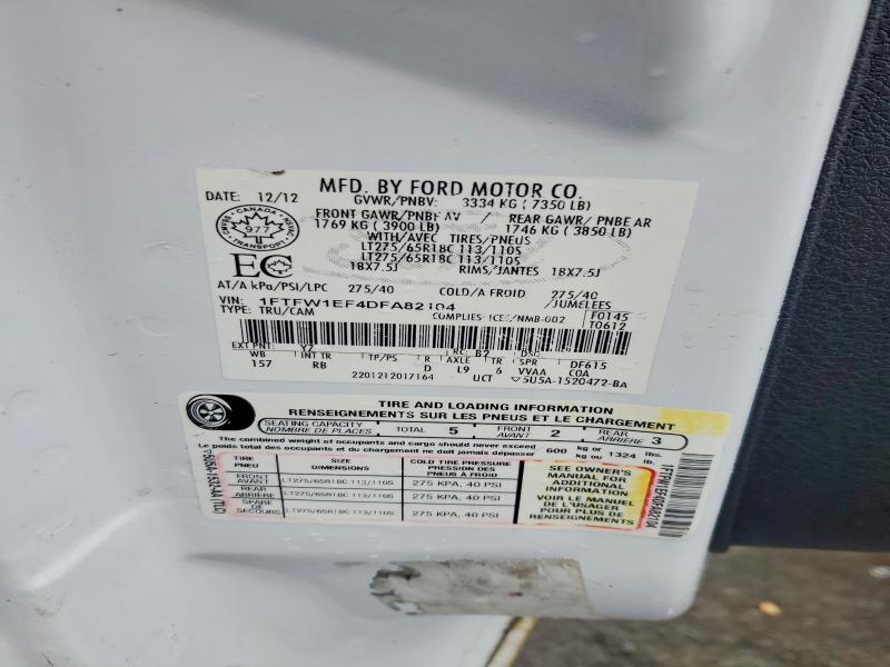 2013 Ford F150 Supercrew